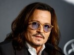Johnny Deep at the press conference for the film Jeanne du Barry at Cannes on May 17, 2023. REUTERS/Eric Gaillard
