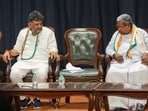 Ex-Karnataka chief minister Siddaramaiah and Karnataka Congress President DK Shivakumar during celebrations after the party's win in the 2023 Karnataka Assembly election, in Bengaluru on Saturday, May 13, 2023. (PTI Photo/Shailendra Bhojak) Ex-Karnataka chief minister Siddaramaiah and Karnataka Congress President DK Shivakumar during celebrations after the party's win in the 2023 Karnataka Assembly election, in Bengaluru on Saturday, May 13, 2023. (PTI Photo/Shailendra Bhojak)