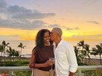 Former US President Barack Obama and his wife Michelle Obama. Former US President Barack Obama and his wife Michelle Obama.
