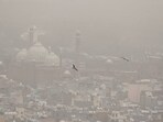 A Layer of Dust surrounds Delhi Tuesday. A Layer of Dust surrounds Delhi Tuesday.