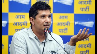 Delhi services minister Saurabh Bharadwaj said the government has taken cognisance of a complaint by NGO against YVVJ Rajasekhar. (ANI) Delhi services minister Saurabh Bharadwaj said the government has taken cognisance of a complaint by NGO against YVVJ Rajasekhar. (ANI)