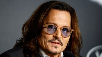 Johnny Deep at the press conference for the film Jeanne du Barry at Cannes on May 17, 2023. REUTERS/Eric Gaillard (REUTERS)