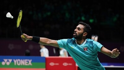 Prannoy drew the scores for India with a commanding 21-8 21-8 win over Jack Yu (AP)