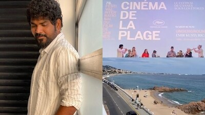 Vignesh Shivn shared videos and pictures from the Cannes Film Festival.
