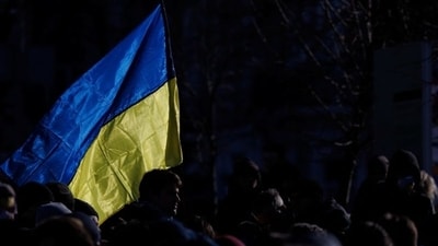The missions of the European Union, Britain, Germany and Poland in Beijing have also displayed images of Ukrainian flags. (File) The missions of the European Union, Britain, Germany and Poland in Beijing have also displayed images of Ukrainian flags. (File)
