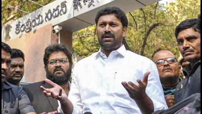 YSR Congress party MP from Kadapa Y S Avinash Reddy, who managed to avoid interrogation by the CBI in connection with the Vivekananda Reddy case on Tuesday, approached the Supreme Court to pursue his petition for anticipatory bail. (PTI) YSR Congress party MP from Kadapa Y S Avinash Reddy, who managed to avoid interrogation by the CBI in connection with the Vivekananda Reddy case on Tuesday, approached the Supreme Court to pursue his petition for anticipatory bail. (PTI)