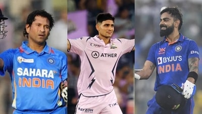 Sachin Tendulkar; Shubman Gill; Virat Kohli Sachin Tendulkar; Shubman Gill; Virat Kohli