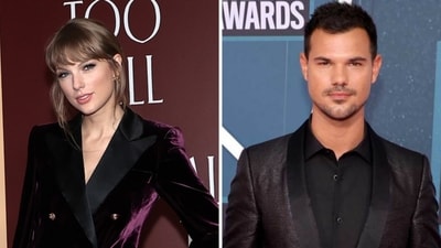 Taylor Lautner has reacted to the re-release of Taylor Swift's Speak Now album. Taylor Lautner has reacted to the re-release of Taylor Swift's Speak Now album.