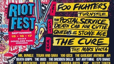 The highly anticipated lineup for Riot Fest, one of Chicago's biggest music festivals, was revealed on Tuesday morning, leaving fans buzzing with excitement. (Twitter) The highly anticipated lineup for Riot Fest, one of Chicago's biggest music festivals, was revealed on Tuesday morning, leaving fans buzzing with excitement. (Twitter)