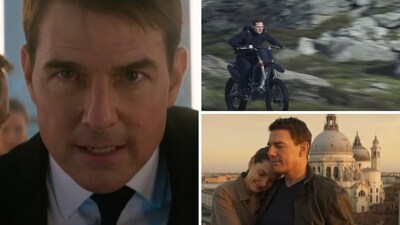 Tom Cruise promises more jaw-dropping action sequences in the Mission Impossible Dead Reckoning Part One trailer. Tom Cruise promises more jaw-dropping action sequences in the Mission Impossible Dead Reckoning Part One trailer.