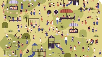 Viral Brain Teaser: Can you find a child playing with a paper plane? (Outdoor Toys)