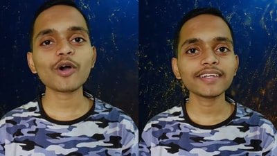 Artist Darshan Magdum sang a cover of the song Cupid, and it has now gone viral. (Instagram/@__darshan____0024) Artist Darshan Magdum sang a cover of the song Cupid, and it has now gone viral. (Instagram/@__darshan____0024)