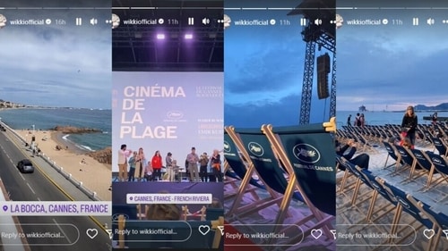 Vignesh shared glimpses from the Cannes International Film Festival.