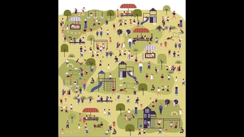 Viral Brain Teaser: Spot a child playing with a paper plane. (Outdoor Toys)