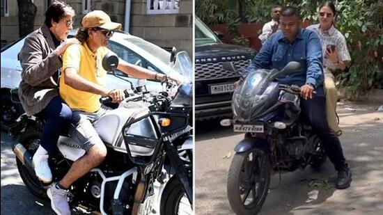 Helmetless Bachchan, Anushka: Bike owners slapped with fines