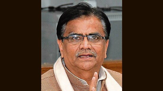 Ahead of the general elections next year, the BJP will hold a rally each in all 10 Lok Sabha seats of the state to celebrate the nine years of Modi government at the Centre in June. (HT File Photo)