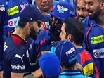 Royal Challengers Bangalore's Virat Kohli in an apparent spat with LSG's Gautam Gambhir 
