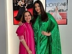 Aishwarya Rai wore a green Valentino outfit on her first day at Cannes. Aishwarya Rai wore a green Valentino outfit on her first day at Cannes.