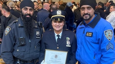 Captain Pratima Bhullar Maldonado is the highest-ranking South Asian woman in the NYPD - a position she was promoted to last month. (Facebook/ Sikhofficers) Captain Pratima Bhullar Maldonado is the highest-ranking South Asian woman in the NYPD - a position she was promoted to last month. (Facebook/ Sikhofficers)