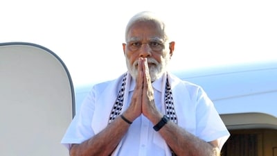Prime Minister Narendra Modi three-nation tour will be a hectic one as over 40 engagements have been lined up, officials said. Prime Minister Narendra Modi three-nation tour will be a hectic one as over 40 engagements have been lined up, officials said.