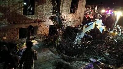 An under-construction Madarsa building collapsed in Bharatpur on Wednesday evening (HT Photo)