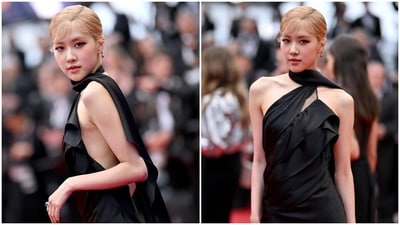 Blackpink's Rose debuts at Cannes Film Festival in sensuous black dress. Blackpink's Rose debuts at Cannes Film Festival in sensuous black dress.