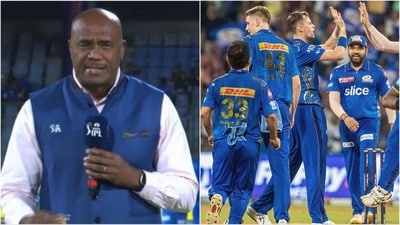Ian Bishop; MI players in action (IPL/ANI) Ian Bishop; MI players in action (IPL/ANI)