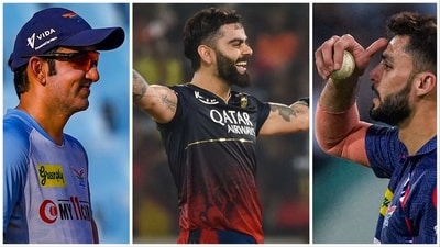 Gautam Gambhir and Naveen-ul-Haq were trolled by IPL fans after Virat Kohli slammed a sublime century (PTI)