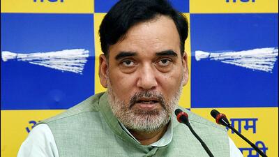 Delhi environment minister Gopal Rai said the spike in pollution levels was due to dusty winds blowing from the west. (ANI) Delhi environment minister Gopal Rai said the spike in pollution levels was due to dusty winds blowing from the west. (ANI)