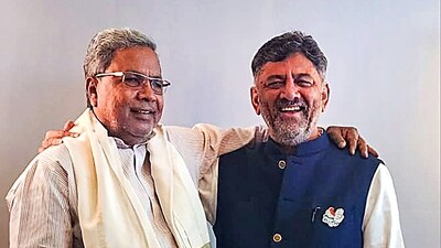 The Congress party on Thursday formally announced at a party briefing that Siddaramaiah will be the next chief minister of Karnataka, while DK Shivakumar will be the sole deputy CM. (PTI) The Congress party on Thursday formally announced at a party briefing that Siddaramaiah will be the next chief minister of Karnataka, while DK Shivakumar will be the sole deputy CM. (PTI)