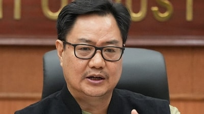 Rijiju was on Thursday, May 18, 2023, shifted from the law ministry and assigned Ministry of Earth Sciences. (PTI) Rijiju was on Thursday, May 18, 2023, shifted from the law ministry and assigned Ministry of Earth Sciences. (PTI)