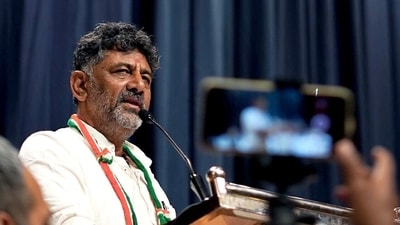 Karnataka Congress president DK Shivakumar. Karnataka Congress president DK Shivakumar.