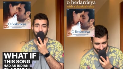 The singer's rendition of O Bedardeya with a classical twist will stun you. (Instagram/@abbyvofficial) The singer's rendition of O Bedardeya with a classical twist will stun you. (Instagram/@abbyvofficial)