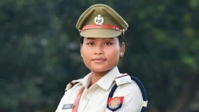 Sub-inspector Junmoni Rabha, who was posted at the Morikolong outpost in the Nagaon district, was found dead in her vehicle at Sarubhagia in Kaliabor at about 2am on Tuesday (Twitter/anmul_hq) Sub-inspector Junmoni Rabha, who was posted at the Morikolong outpost in the Nagaon district, was found dead in her vehicle at Sarubhagia in Kaliabor at about 2am on Tuesday (Twitter/anmul_hq)