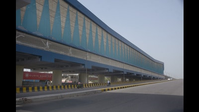 The Sahibabad RapidX Station in Ghaziabad. (Sakib Ali/HT Photo) The Sahibabad RapidX Station in Ghaziabad. (Sakib Ali/HT Photo)