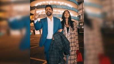 Shibani Dandekar kept it chic in a checkered pantsuit teamed with an oversized coat. (Instagram/@shibaniakhtar) Shibani Dandekar kept it chic in a checkered pantsuit teamed with an oversized coat. (Instagram/@shibaniakhtar)
