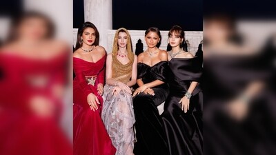 Other celebrities who attended the Bulgari show are Lisa Manoban (of BLACKPINK), Zendaya and Anne Hathaway. (Instagram/@priyankachopra) Other celebrities who attended the Bulgari show are Lisa Manoban (of BLACKPINK), Zendaya and Anne Hathaway. (Instagram/@priyankachopra)