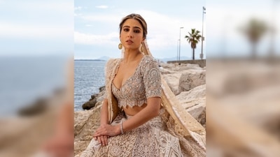 "It's a traditional and modern Indian handmade design by Abu and Sandeep (Khosla). I've always been proud of my Indianness. It embodies who I am, it's fresh, it's modern and also has traditional roots," Sara Ali Khan said while speaking to shutterbugs. (Instagram/@saraalikhan95) "It's a traditional and modern Indian handmade design by Abu and Sandeep (Khosla). I've always been proud of my Indianness. It embodies who I am, it's fresh, it's modern and also has traditional roots," Sara Ali Khan said while speaking to shutterbugs. (Instagram/@saraalikhan95)