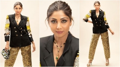 Shilpa Shetty effortlessly rocks a leopard print ensemble, captivating hearts and setting new fashion trends. (Instagram/@theshilpashetty) Shilpa Shetty effortlessly rocks a leopard print ensemble, captivating hearts and setting new fashion trends. (Instagram/@theshilpashetty)