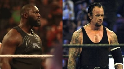 Omos; The Undertaker (Getty Images) Omos; The Undertaker (Getty Images)