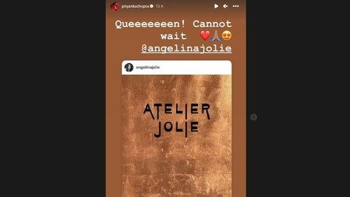 Priyanka Chopra calls Angeline Jolie 'queen' in latest post. (Instagram) Priyanka Chopra calls Angeline Jolie 'queen' in latest post. (Instagram)