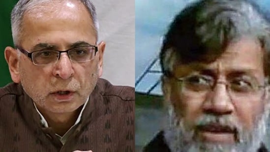Foreign Secretary Vinay Kwatra (L) and 26/11 Mumbai attacks accused Tahawwur Rana.