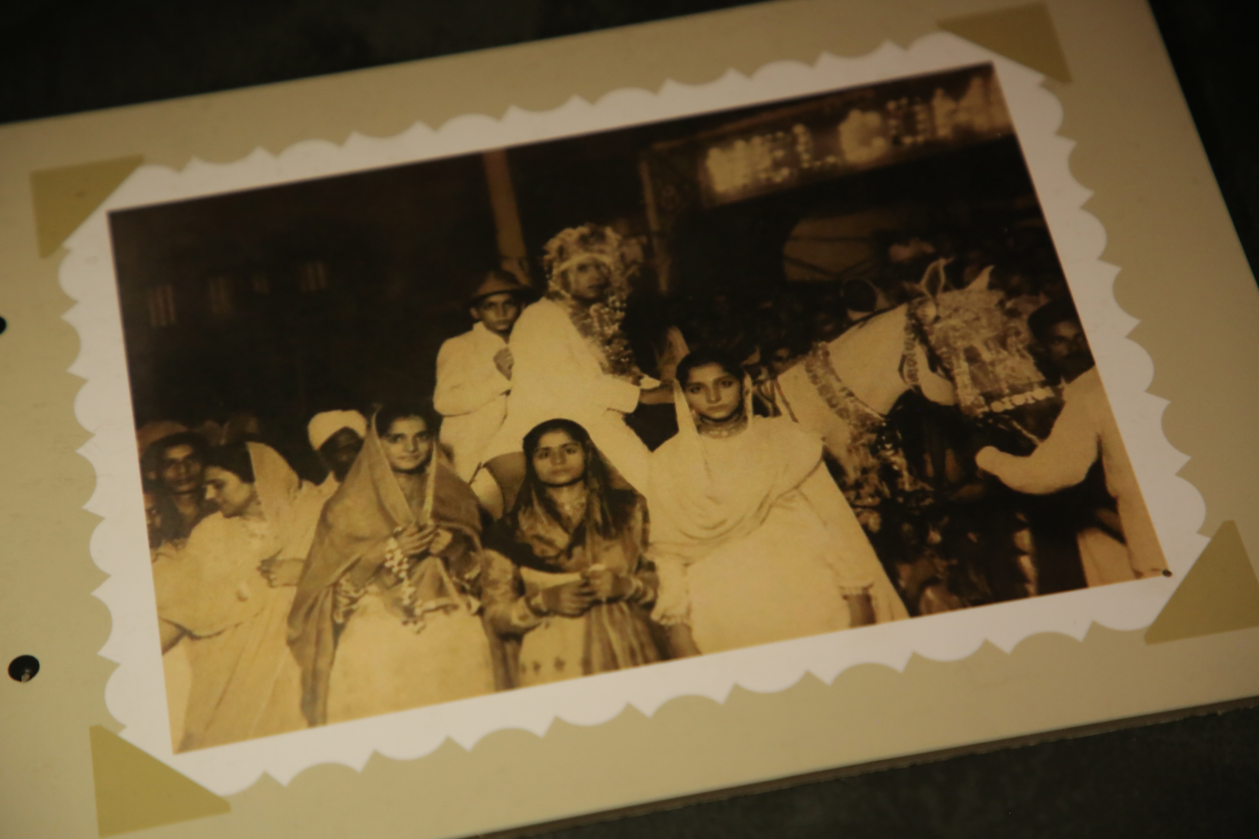 A photograph of what was recorded as ‘The Last Peaceful Wedding’ from the pre-Partition era.