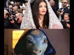 Several people shared memes on Aishwarya Rai's Cannes look. Several people shared memes on Aishwarya Rai's Cannes look.