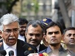 Sameer Wankhede outside Bombay High court in Mumbai
