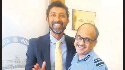 Abhilash Tomy (HT Photo) Abhilash Tomy (HT Photo)