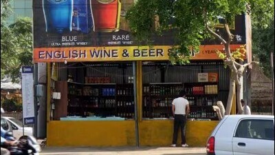 Chandigarh has 95 liquor vends, of which 76 have been allotted and 19 remain vacant. (HT File Photo)