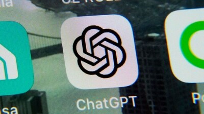Earlier Thursday, OpenAI introduced the ChatGPT app for Apple's iOS in the United States. (AP Photo/Richard Drew) (AP)