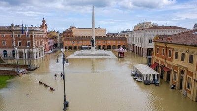 Emilia Romagna is one of Italy's richest regions in Italy and had been hit by heavy rain only two weeks ago, causing floods which left two dead. (Bloomberg) Emilia Romagna is one of Italy's richest regions in Italy and had been hit by heavy rain only two weeks ago, causing floods which left two dead. (Bloomberg)