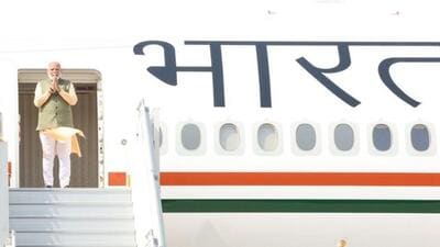 Prime Minister Narendra Modi ahead of departure for Japan. (PTI) Prime Minister Narendra Modi ahead of departure for Japan. (PTI)